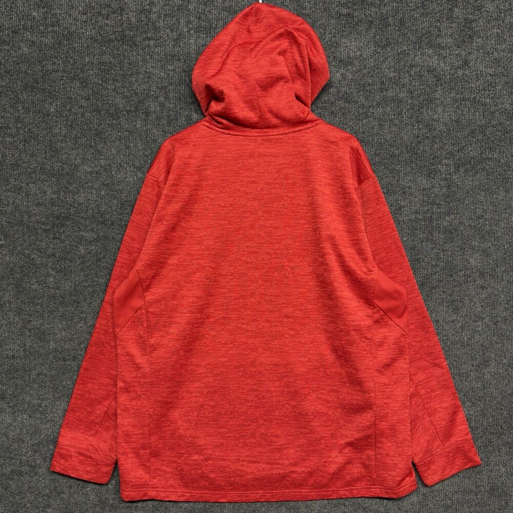 Majestic Washington Nationals MLB Hoodie Mens XL Red Streak Performance Baseball - Picture 7 of 12